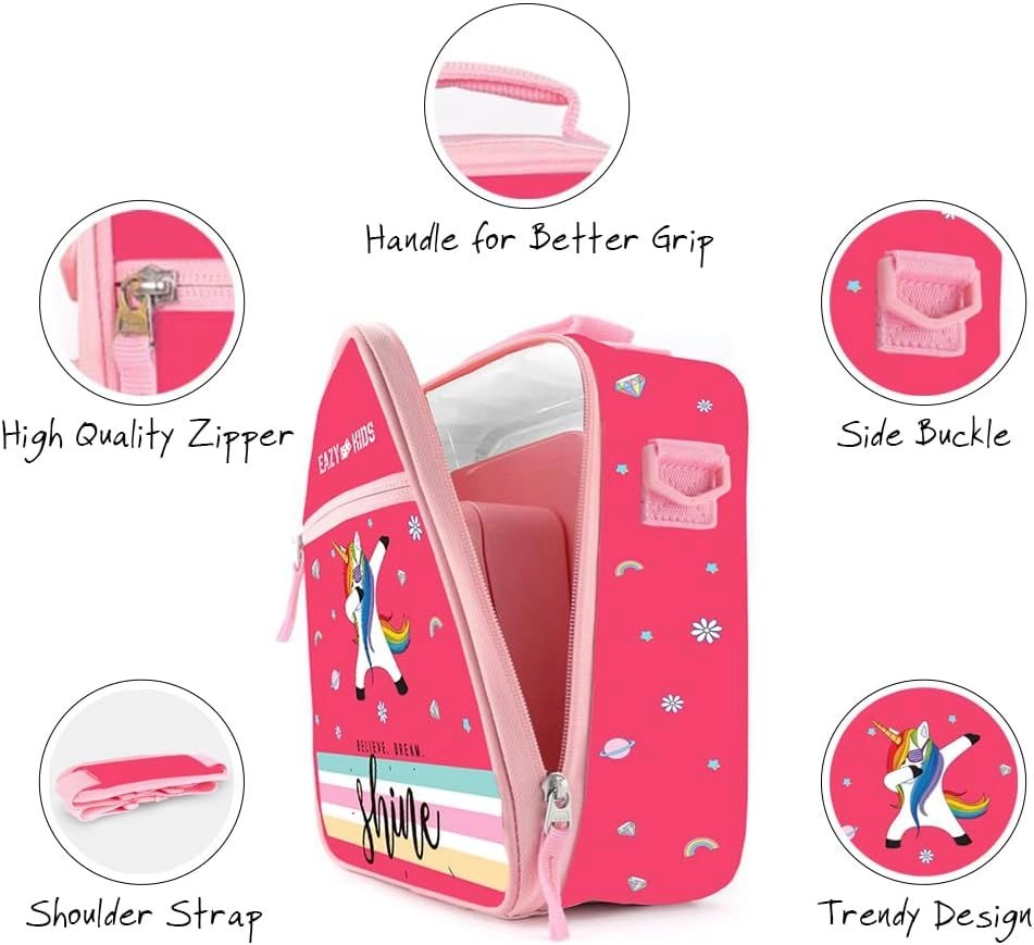 Bento Lunch Bag - Unicorn Pink 7L