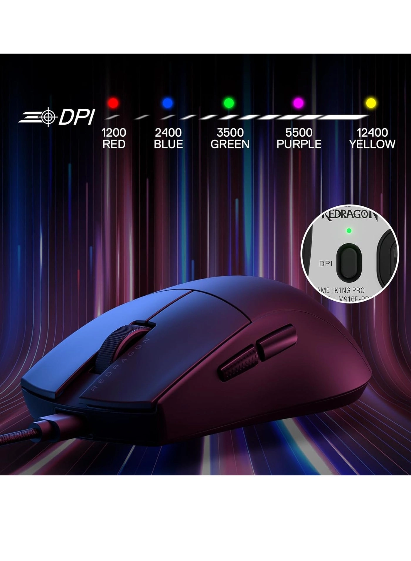 M724 Gaming Mouse - Wired