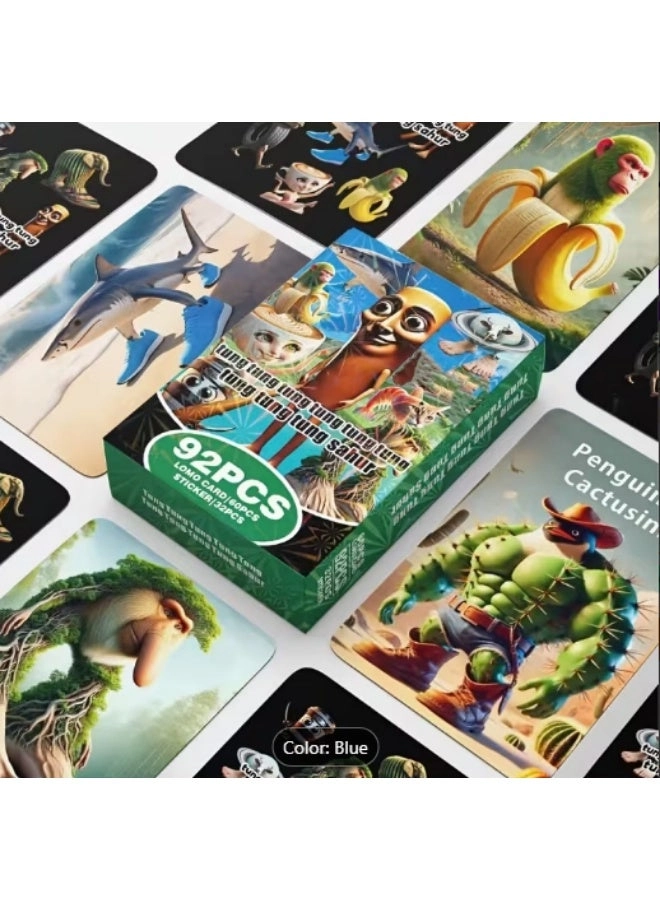Lomo Laser Trading Cards - 92 + Meme Stickers - 105 + Roll Stickers - 500