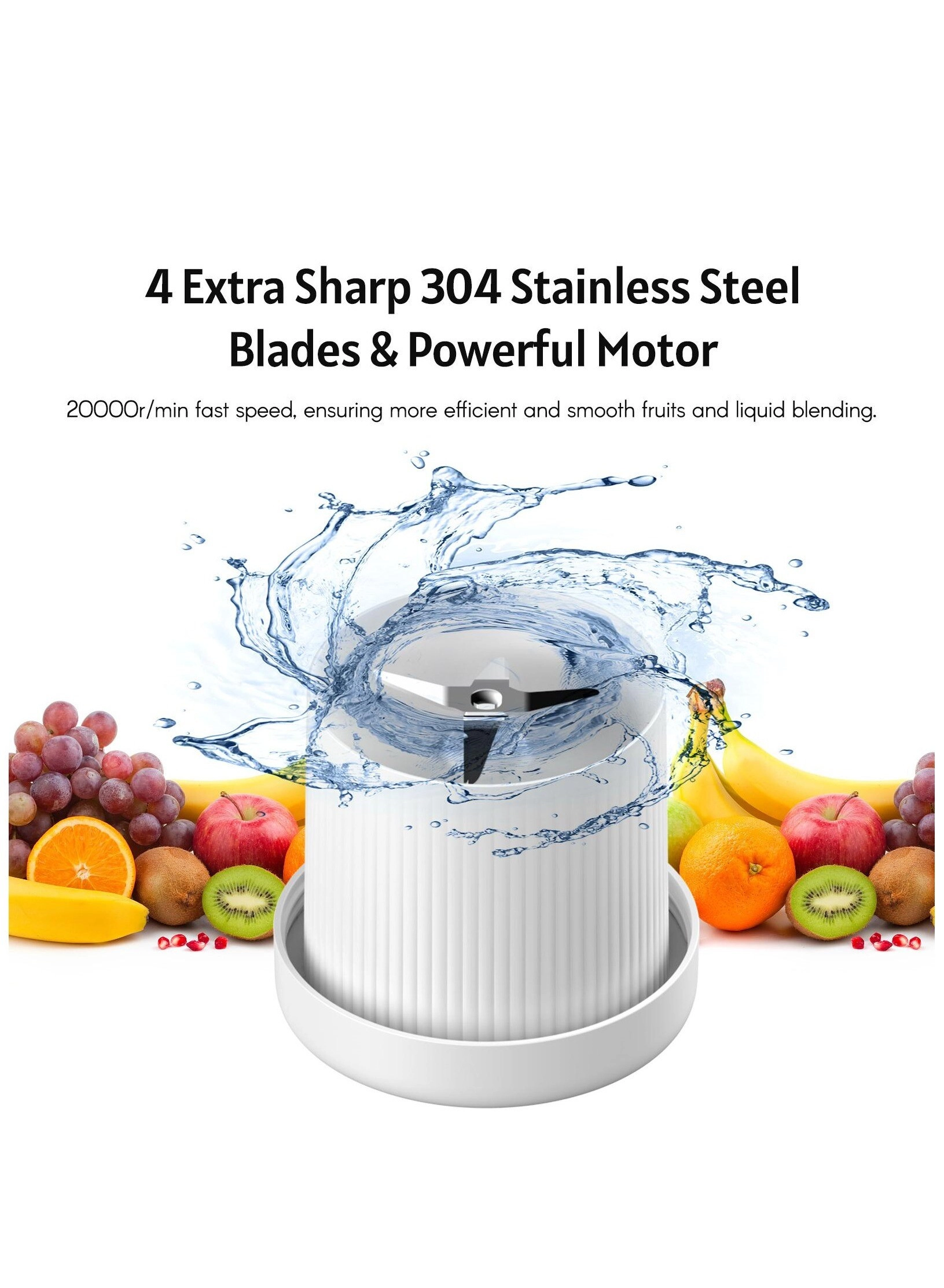 Portable Mini Fast Blender - 3W