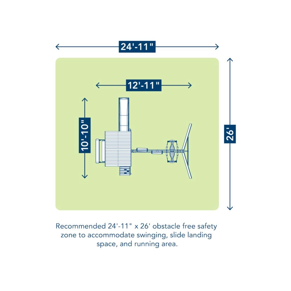 Brightside - Wooden Swing Set 3-10 Years
