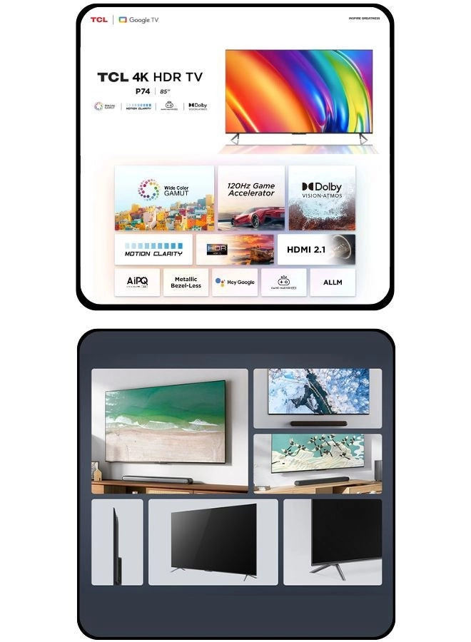 85P745 + SOUNDBAR - 85 in