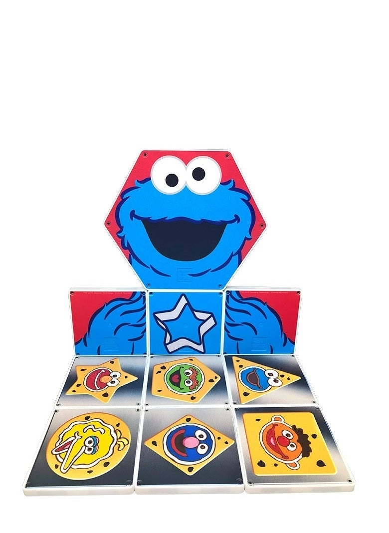 Cookie Monster's Shapes - 3+ Years 17 pieces