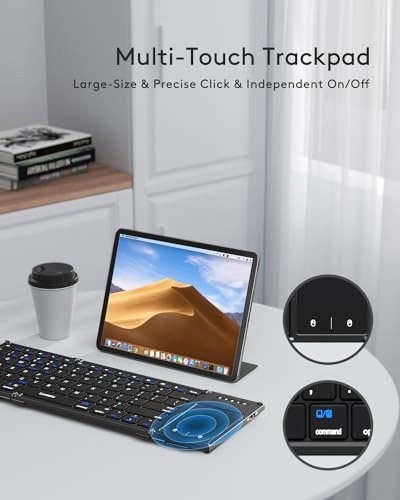 Multi-Device Foldable Bluetooth Keyboard - ST Wireless