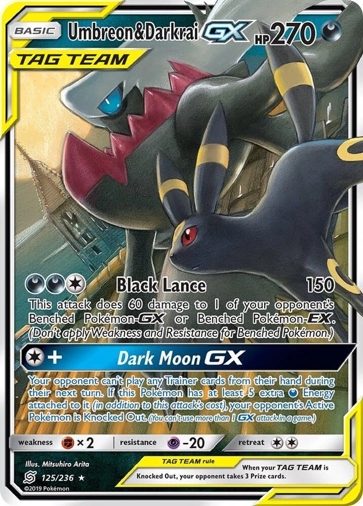 Pokémon Umbreon & Darkrai GX - 1pcs