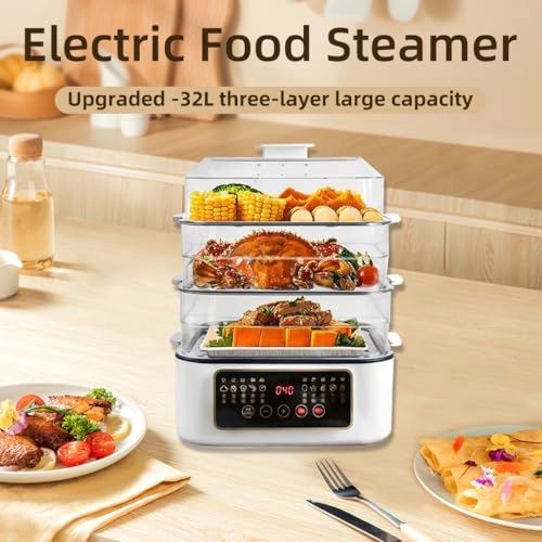 3-Tier Steamer Cooker - 3 Liters