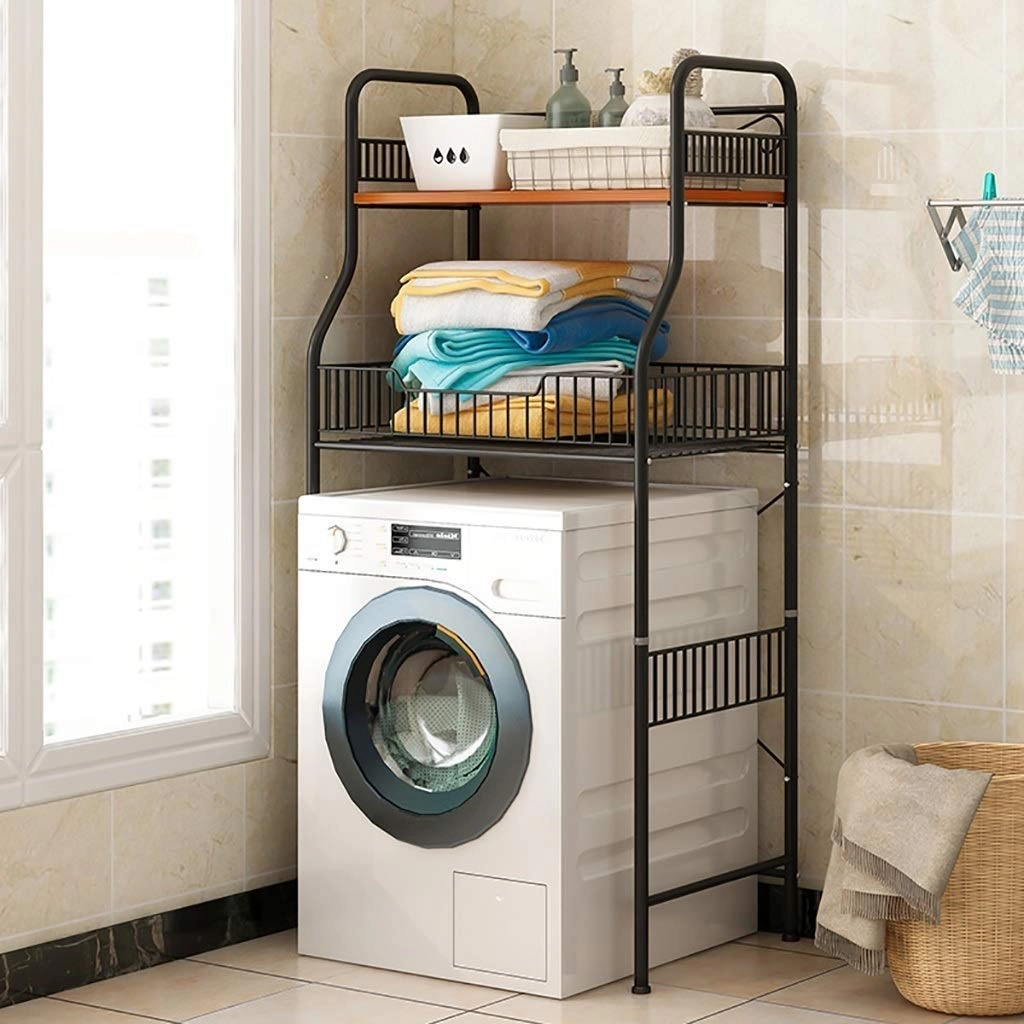 Washing machine shelf