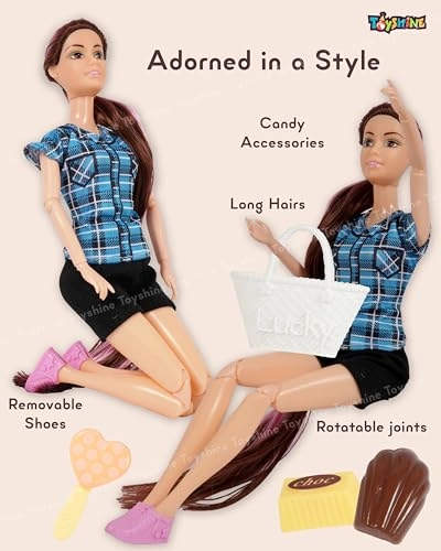 Beauty Doll with Candy Set - Multicolor Plastic Ages 3+