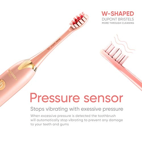 Duette - 2 Electric toothbrushes Pressure Sensor 5 Brushing Modes