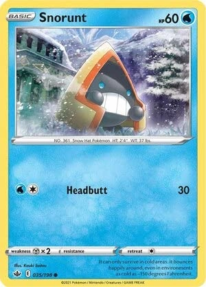 Pokémon Pokemon Snorunt 035/198 - English