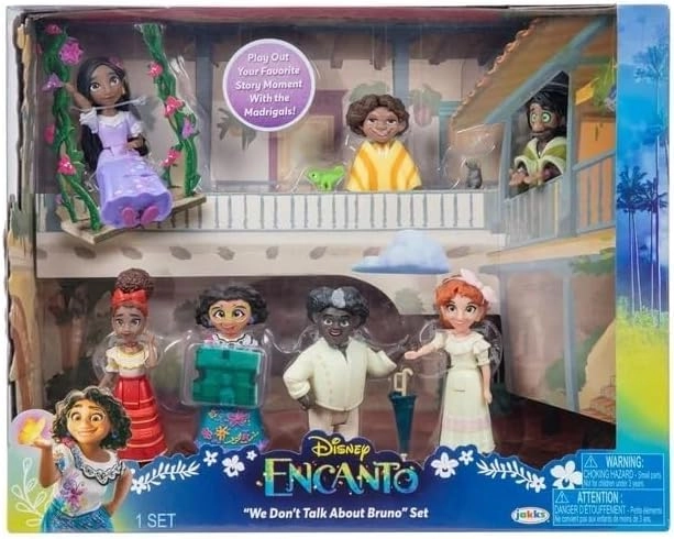 Mirabel Collectible Fashion Doll - 3 inch + Pepa Collectible Fashion Doll + Felix Collectible Fashion Doll + Dolores Collectible Fashion Doll + Camilo Collectible Fashion Doll + Isabela Collectible Fashion Doll + Bruno Collectible Fashion Doll Ages 3+