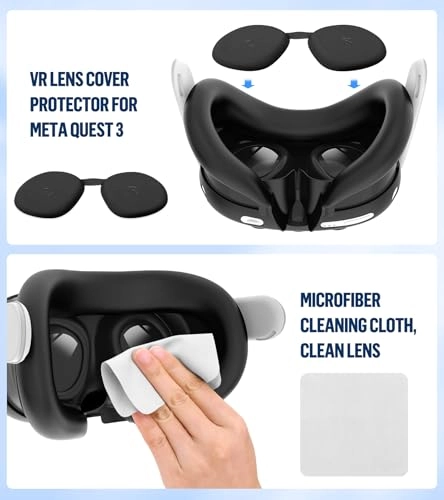 Silicone Cover Set - Compatible with Meta/Oculus Quest 3 Controller Grips