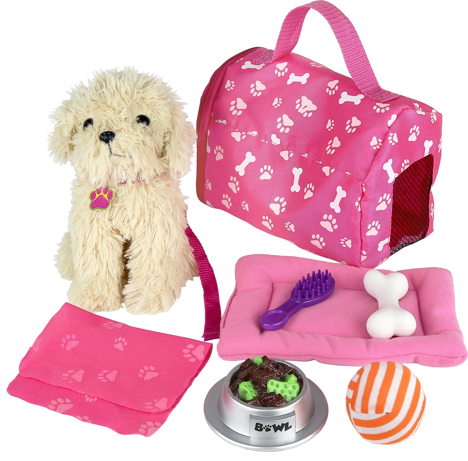 Click N' Play American Girl - Puppy - 20 cm