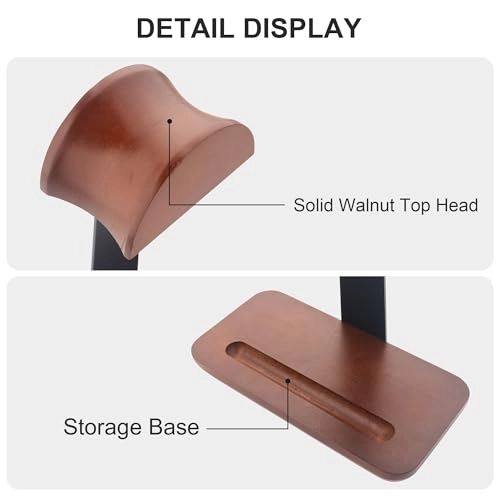 Headphone Stand for Over-Ear Headphones - Tripod Base