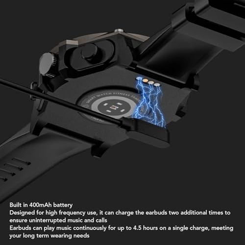 Bluetooth Earbuds Smart Watch - 2.01 inch Zinc Alloy