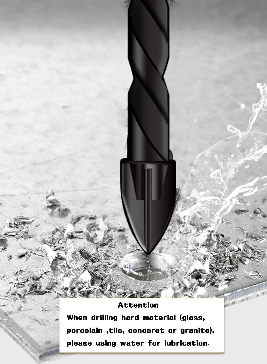 Concrete Drill Bit Set - Carbide 7Pcs 3mm 4mm 5mm 6mm 8mm 10mm 12mm