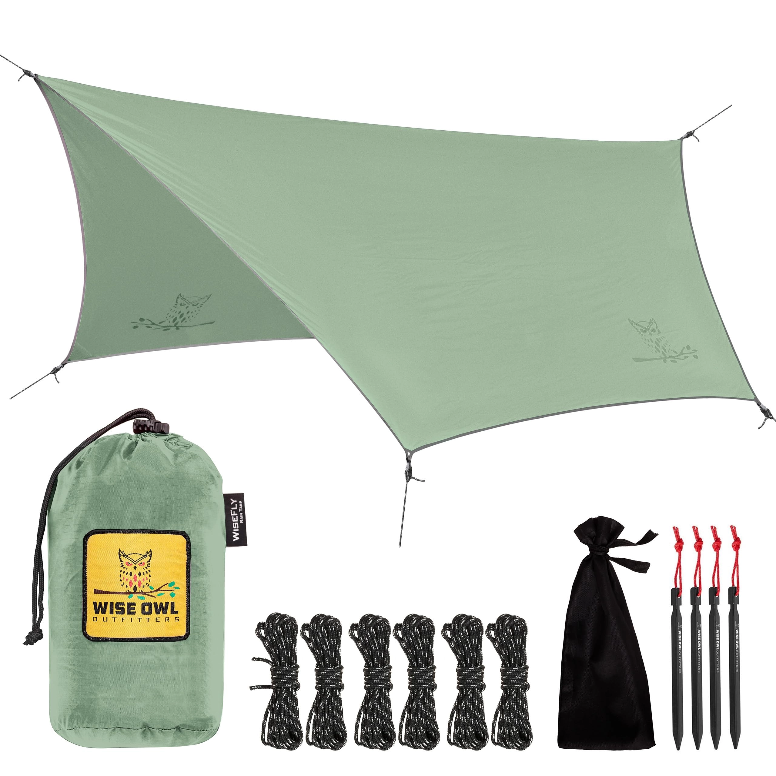 Wise Owl Outfitters Hammock Rain Fly - 11 ft by 9 ft