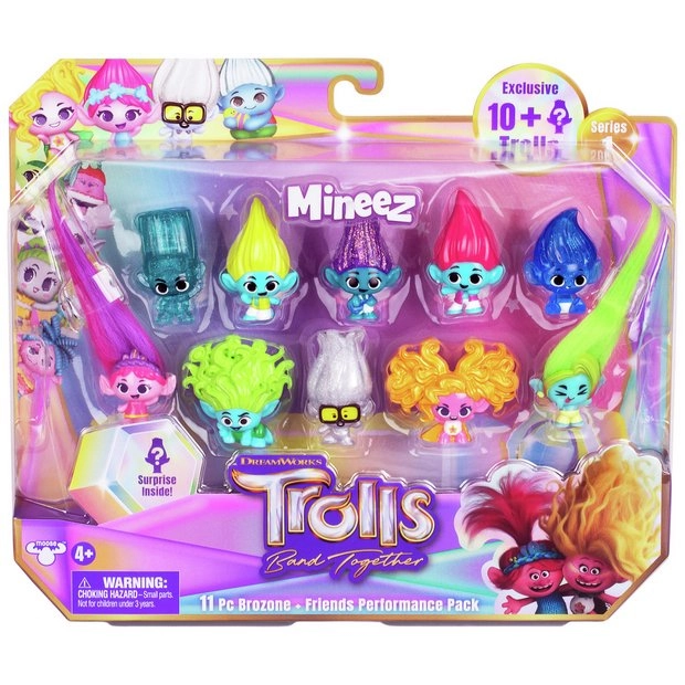 Trolls Brozone and Friends Mineez 1.5 inch 11 pcs