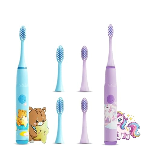 Sonic Electric Toothbrush - 4 Modes 3 Brush Heads Rechargeable