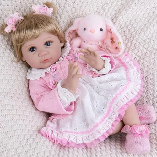 Reborn Baby Doll - 22 inch Vinyl Girl Ages 3+