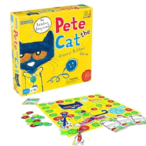 Pete the Cat Groovy Buttons Game - 12 months - 3 years 40 pieces
