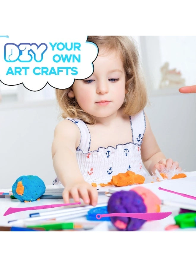 Super Light Air Dry Clay - 72 colors 3+ years