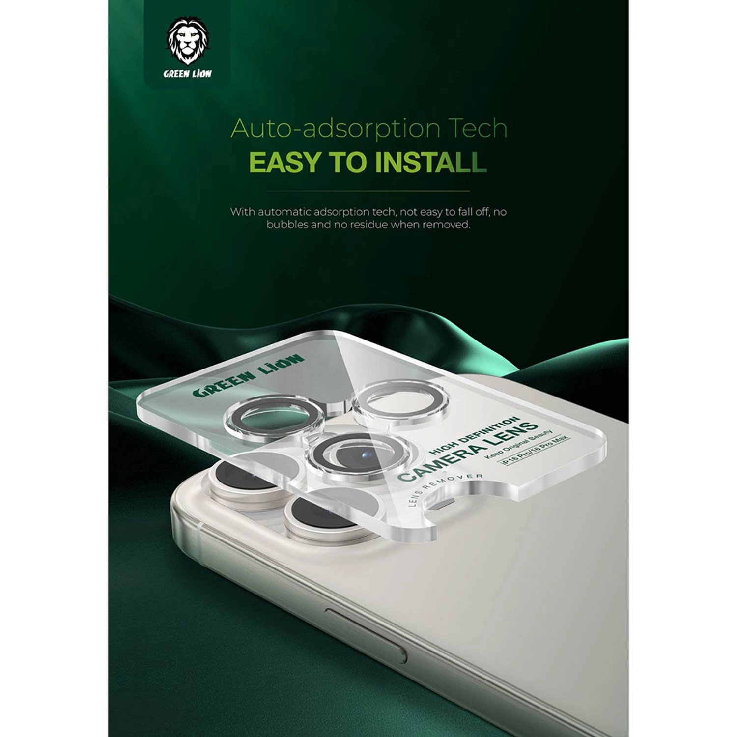 HD Tempered Glass Camera Lens Protector for iPhone 16 Pro / iPhone 16 Pro Max