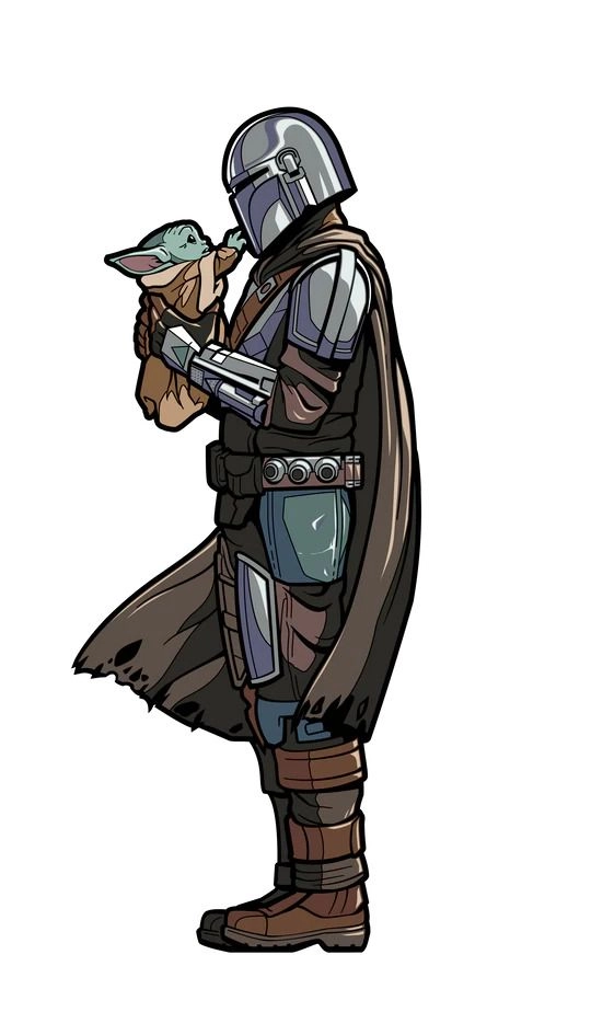 FiGPiN The Mandalorian with Grogu - Star Wars (7.62 cm) (827)