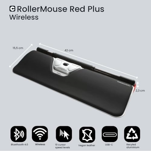 RollerMouse Red Plus + Balance Keyboard - Usb