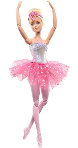 Dreamtopia Twinkle Lights Ballerina Doll - Light-Up Blonde Tiara