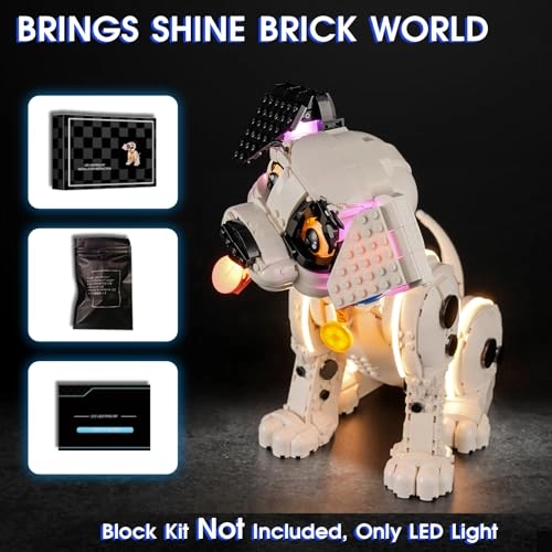 Led Light - Plastic for LEGO 101 Dalmatians Puppy 43269