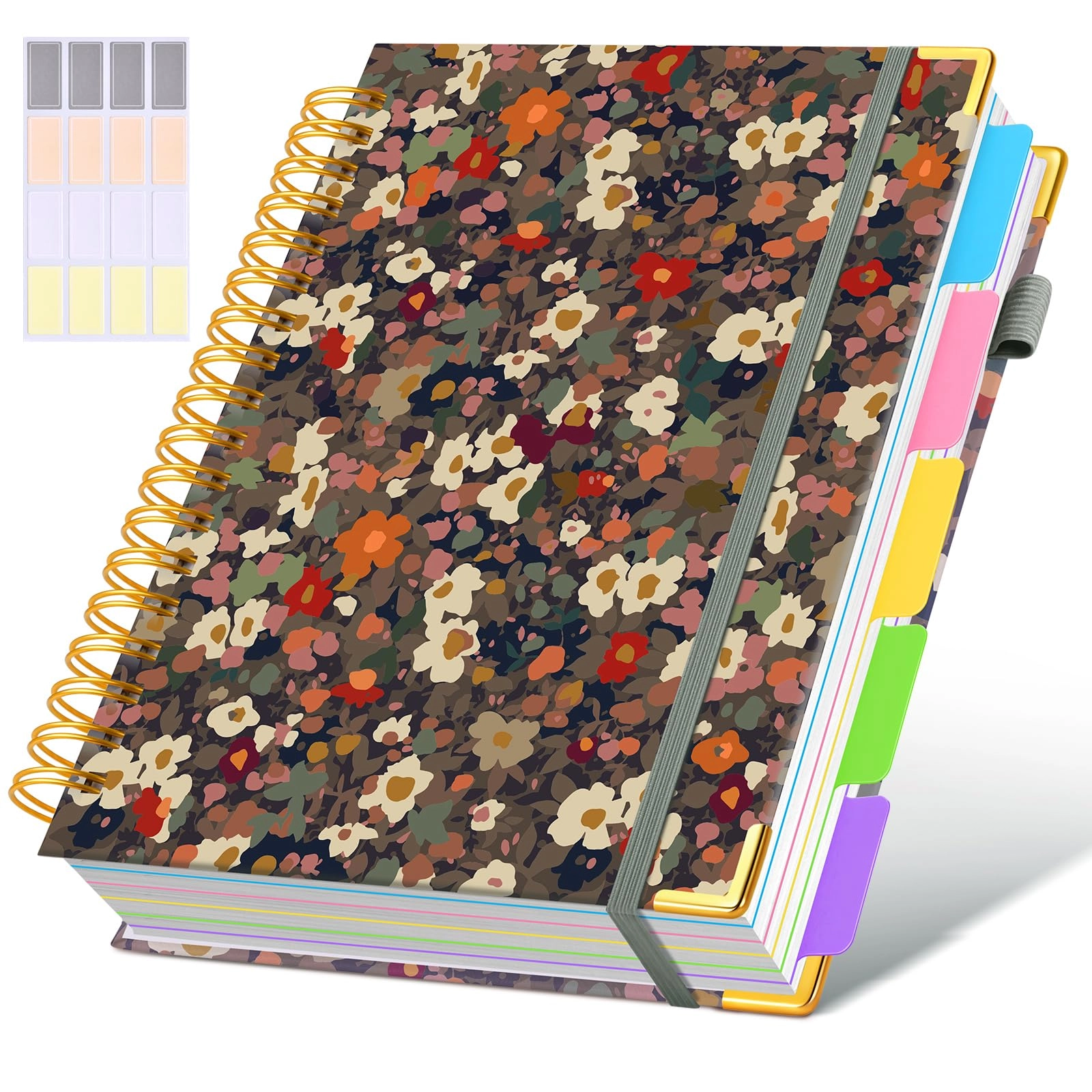 Spiral Notebook Large Hardcover - Lined 150 Sheets