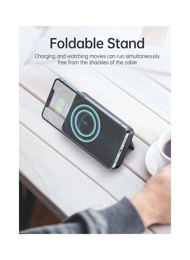 Magnetic Wireless Charger Power Bank - 10000 Watt-hour Wireless Charging