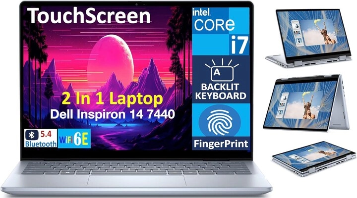 Inspiron 7440 - 14'' Deca-Core 7 150U 32GB DDR5 1TB SSD