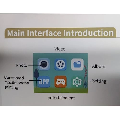 Kids Digital Printing Camera
