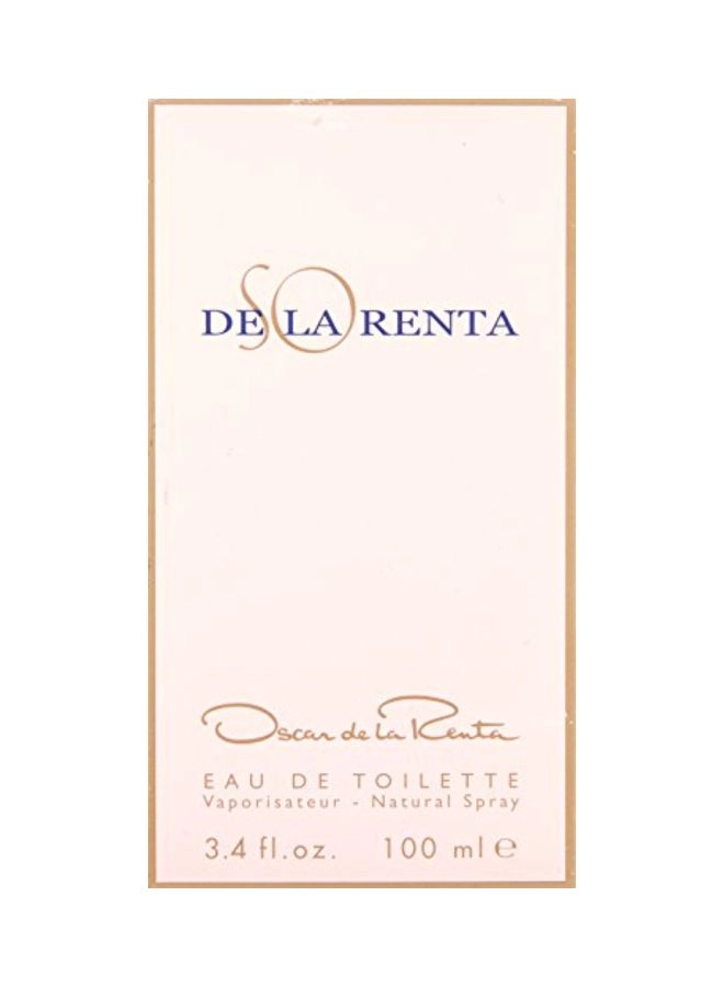 So De La Renta Eau de Toilette 100ml