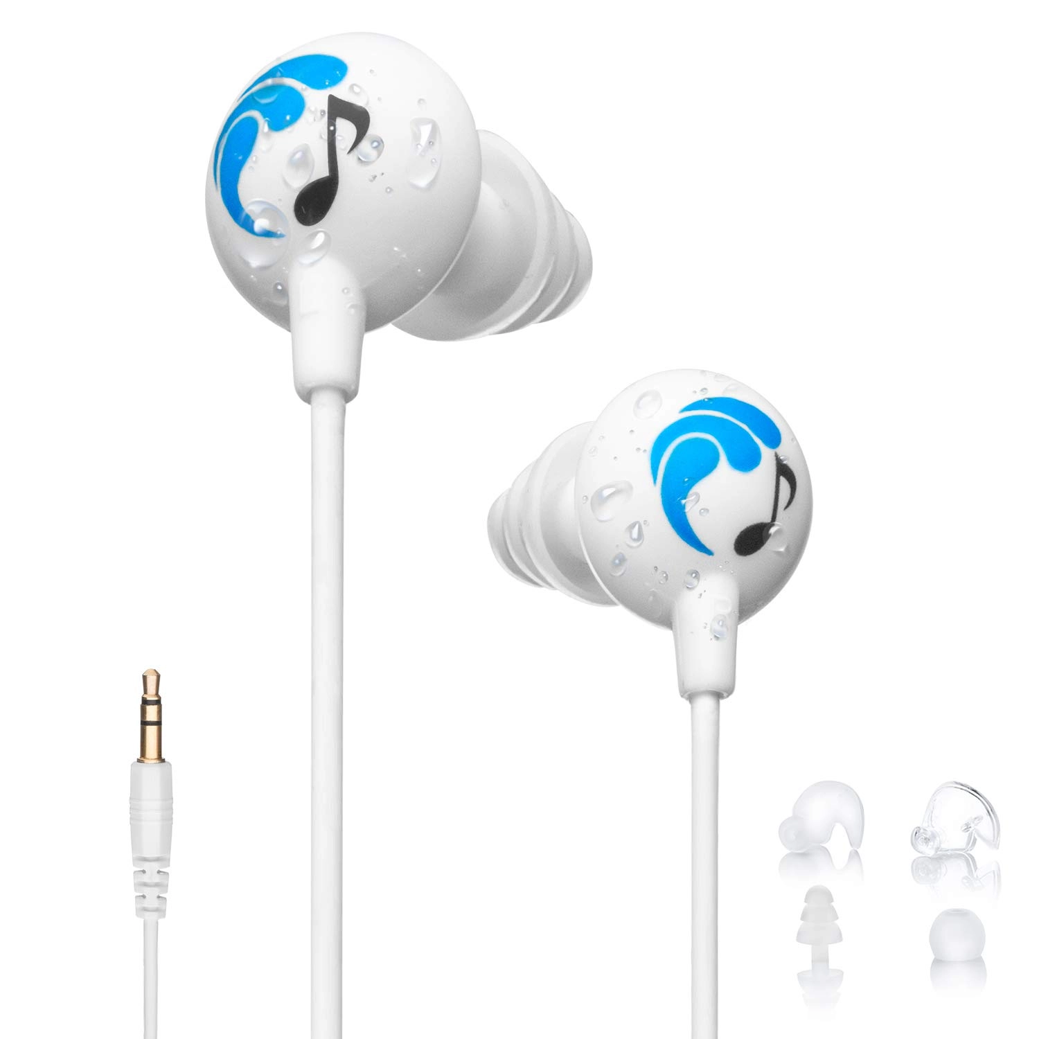 Underwater Audio Sport Wired Headphone