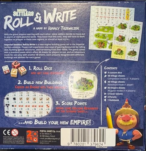 Imperial Settlers: Roll and Write