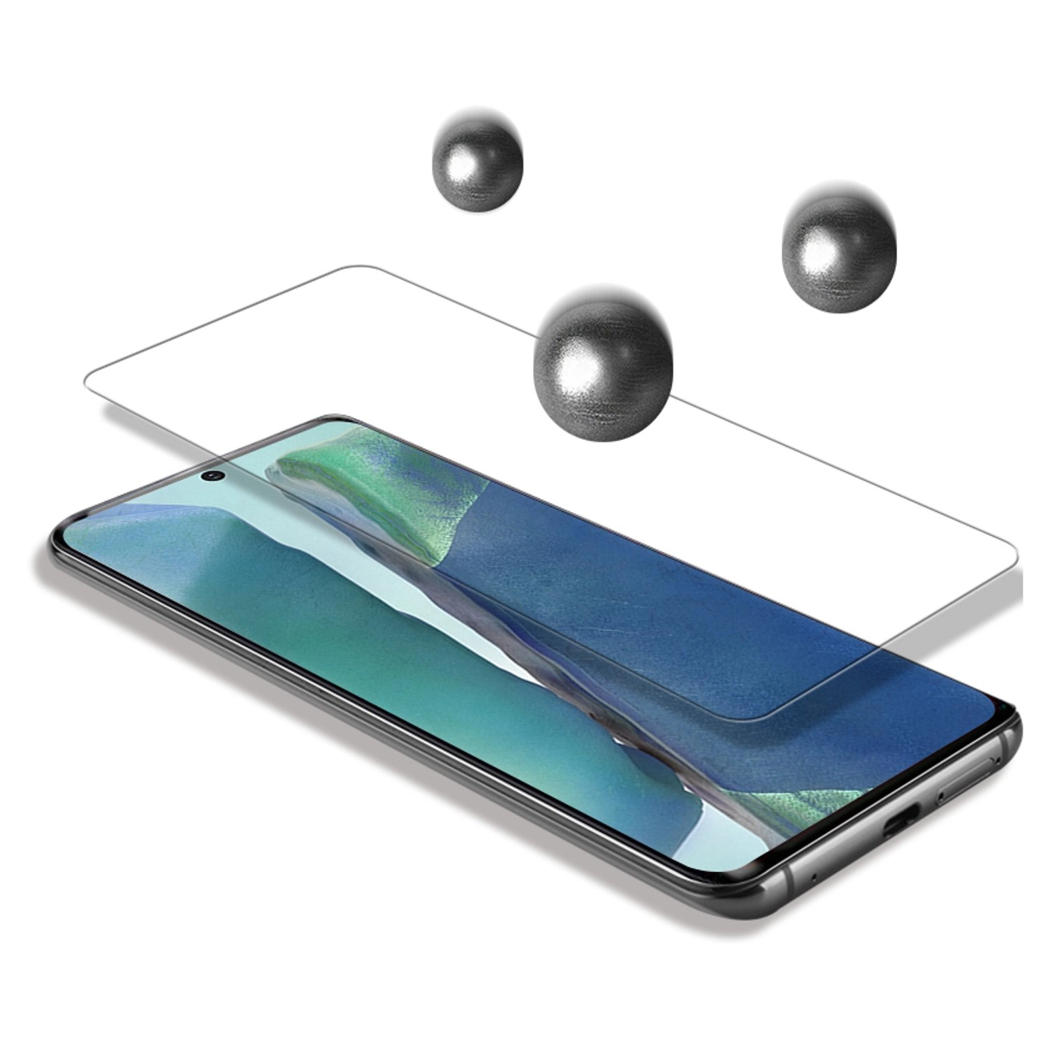 5D Tempered Glass Screen Protector for Galaxy Note 20