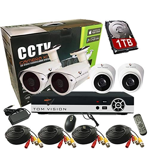 4CH DVR + Bullet Camera - 8pcs 1080P/2.0MP