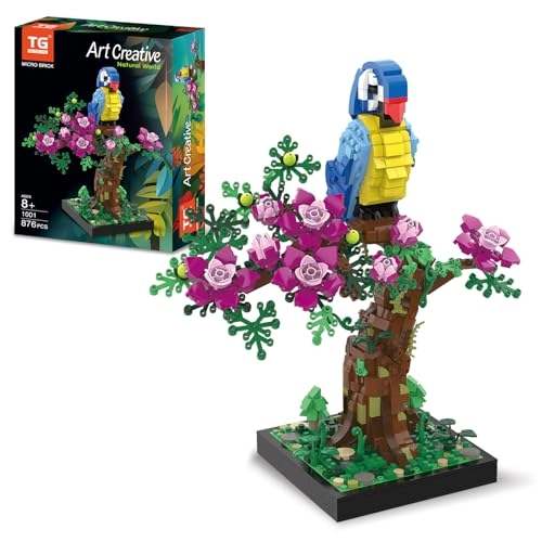 TG BLOCKS Micro Brick Flower Parrot