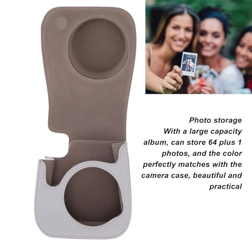 Camera Protective Case - 14x13x8cm Mini 12 PU Leather