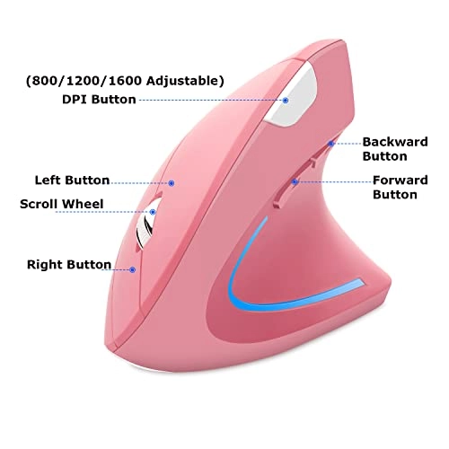 Ergonomic Vertical Mouse - Wireless