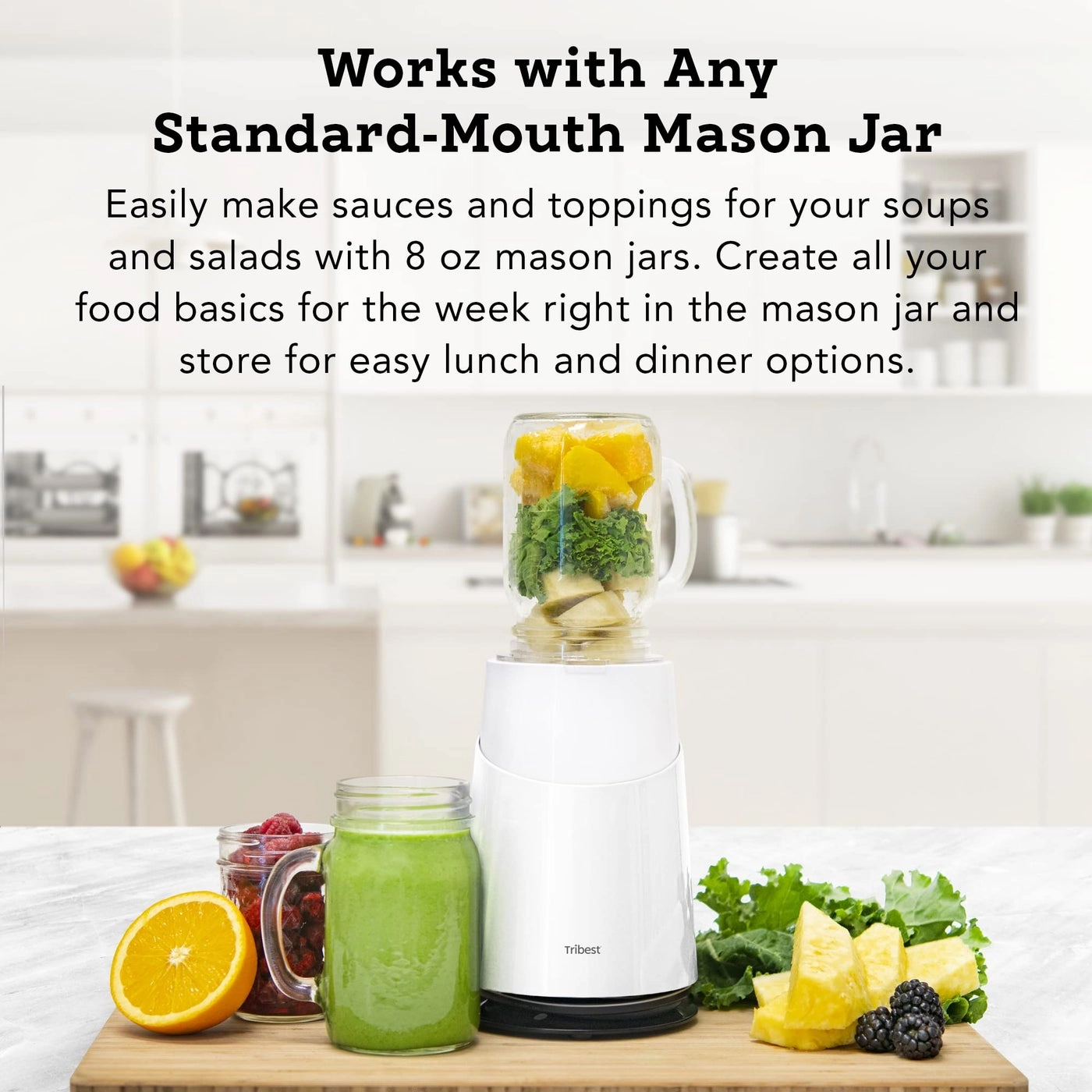 Mason Jar Ready Personal Blender
