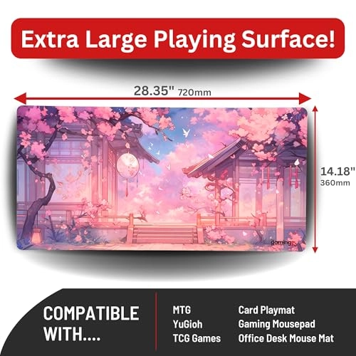 MTG Playmat Polyester Gaming Mouse Pad - 72x36 cm