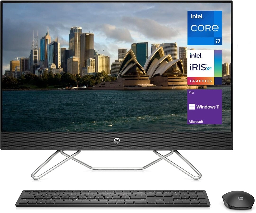 HP All-In-One Business Computer - 64GB 27-inch 12th Gen Intel Core i7-1255U