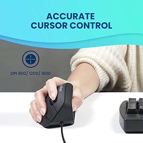 PERIMICE-515 II Ergonomic Vertical Mouse - USB