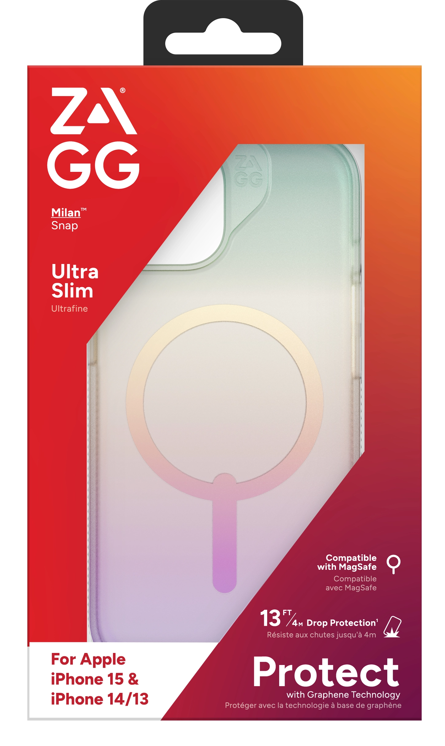 Milan Snap Case with MagSafe for iPhone Air Iridescent