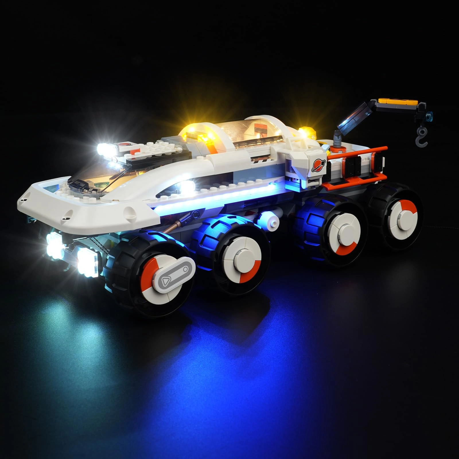 yinaikeji LED Lighting Kit for Lego City Command Rover and Crane Loader - Compatible with Lego 60432