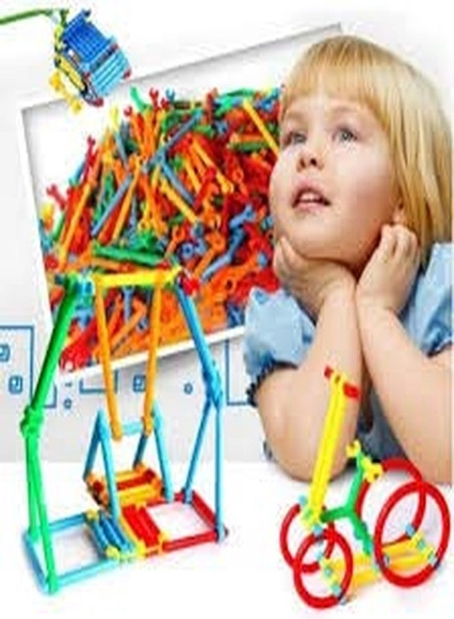 Construction Stick Building Blocks - Colorful